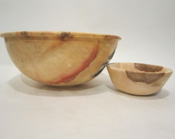 spalted maple bowls