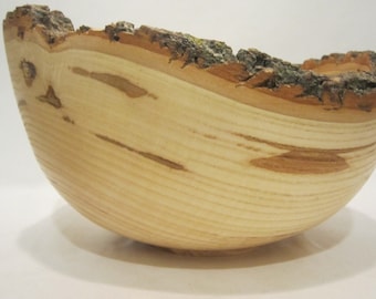 Live edge ash bowl