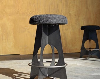 Steel 'Architect' Counter Stools