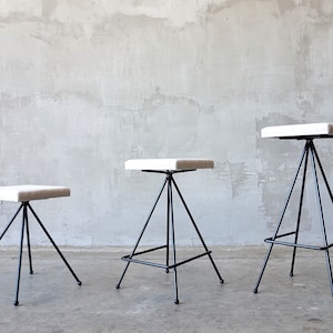 Made to Order Iron Modernist Stools. image 1