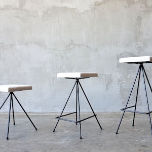 Made to Order Iron Modernist Stools.
