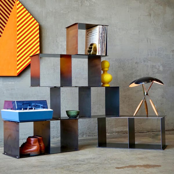 Modular Steel Cube Storage