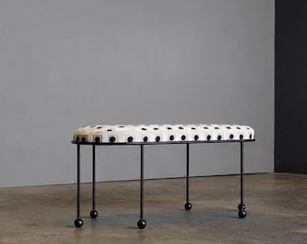 Iron Framed 'French' Bench