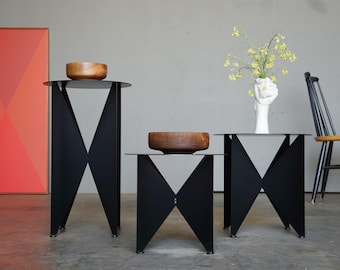Modernist 'Butterfly' Side Table/Plant Stand