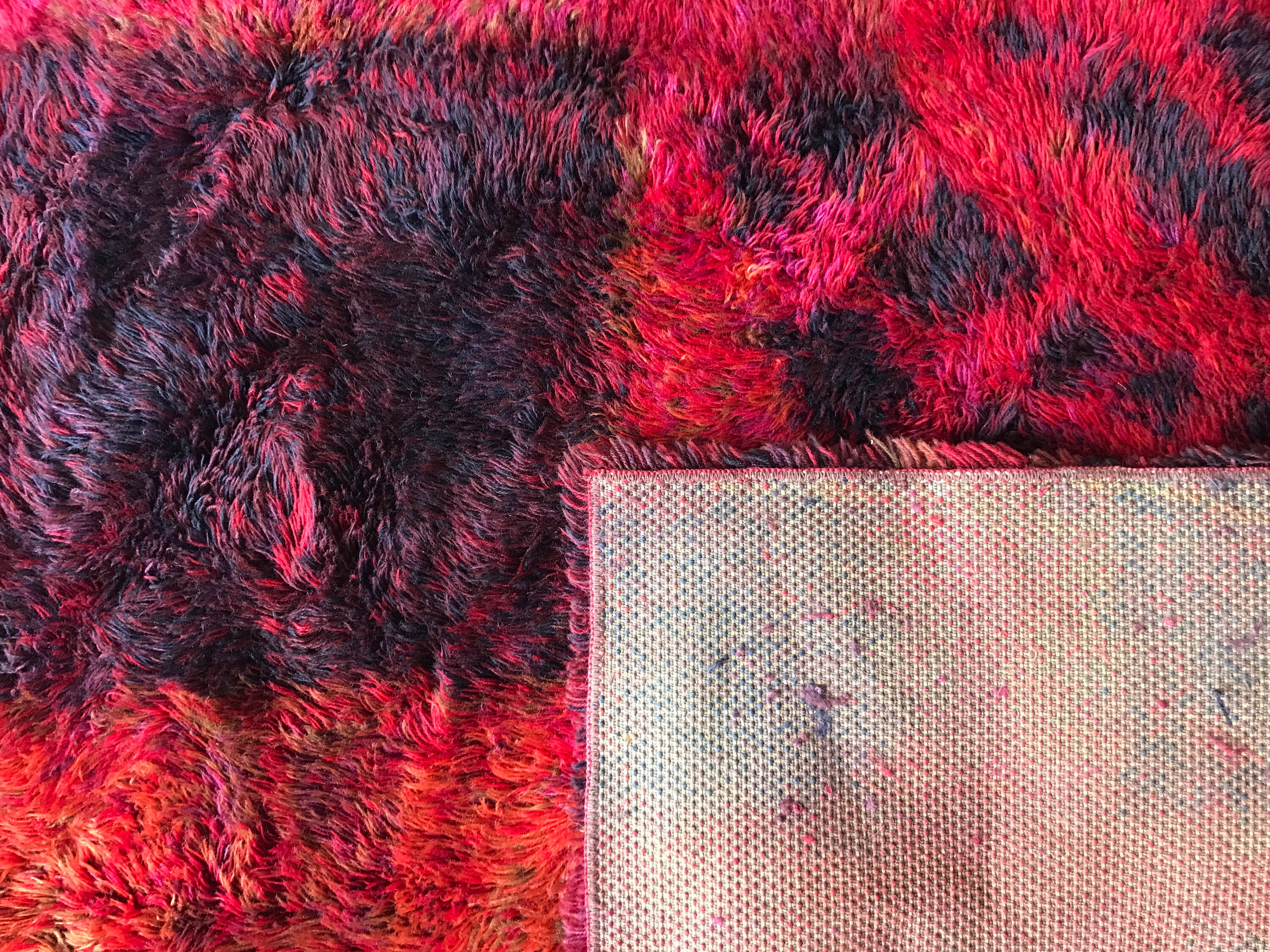 Large Rya Style Rug.