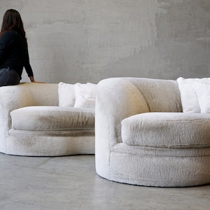 Biomorphic Directional Sofas