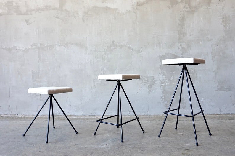 Made to Order Iron Modernist Stools. image 1