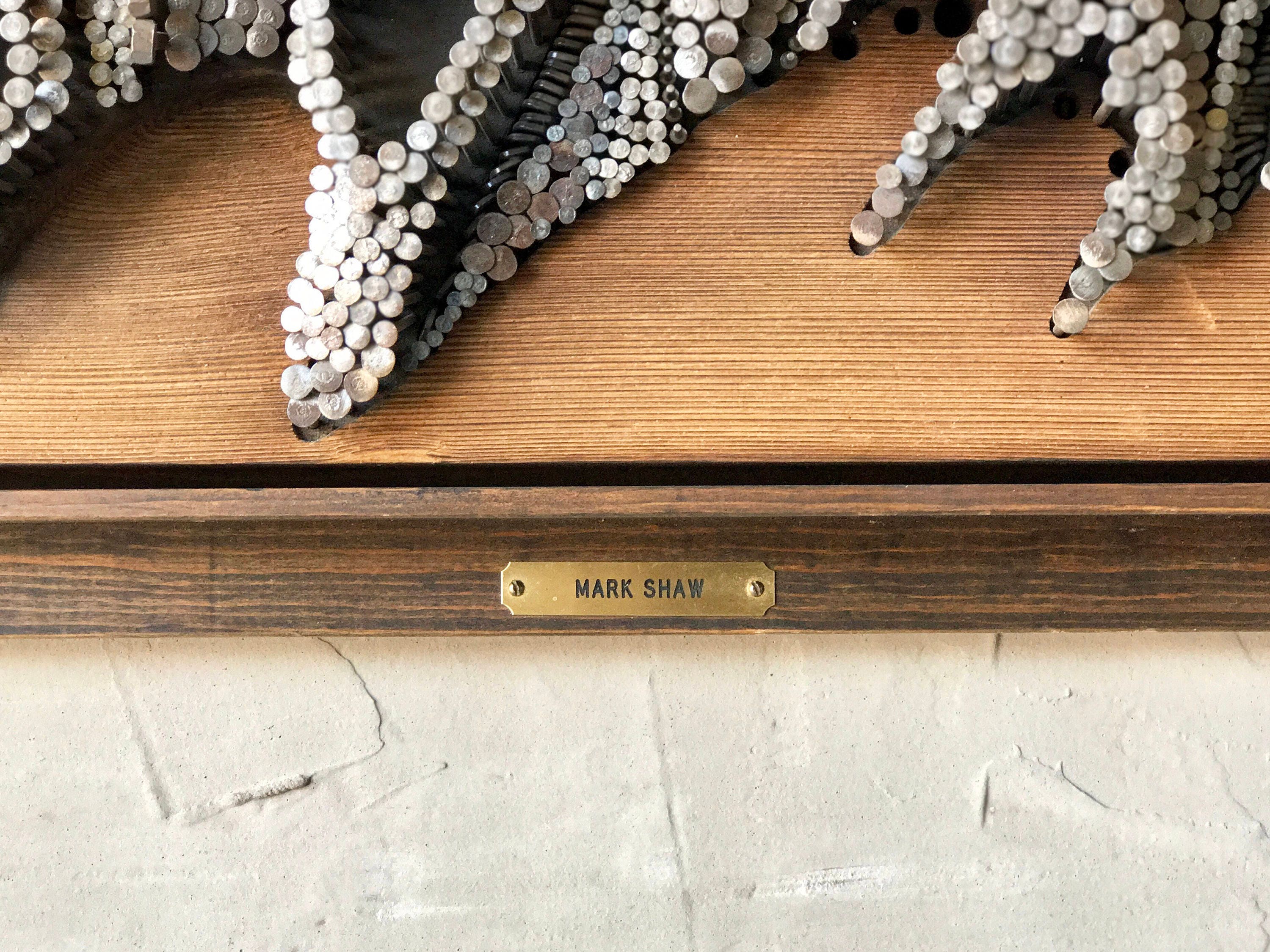 Carved Wood & Nail Art.