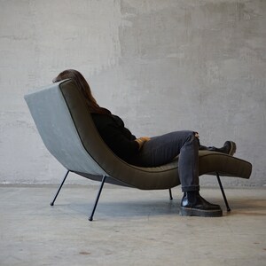 Single Wide Adrian Pearsall Style Chaise Lounge image 4