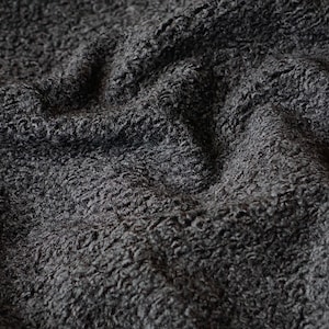 F&F Fabric Samples Black Boucle