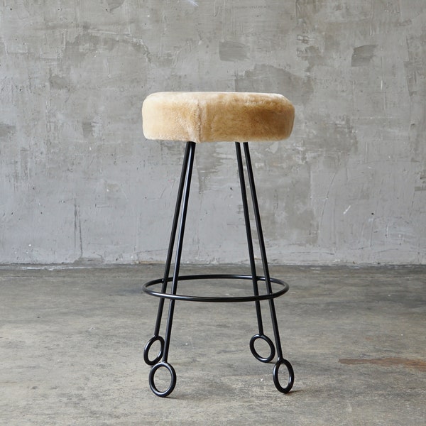 Jean Royere Style Bar Stools