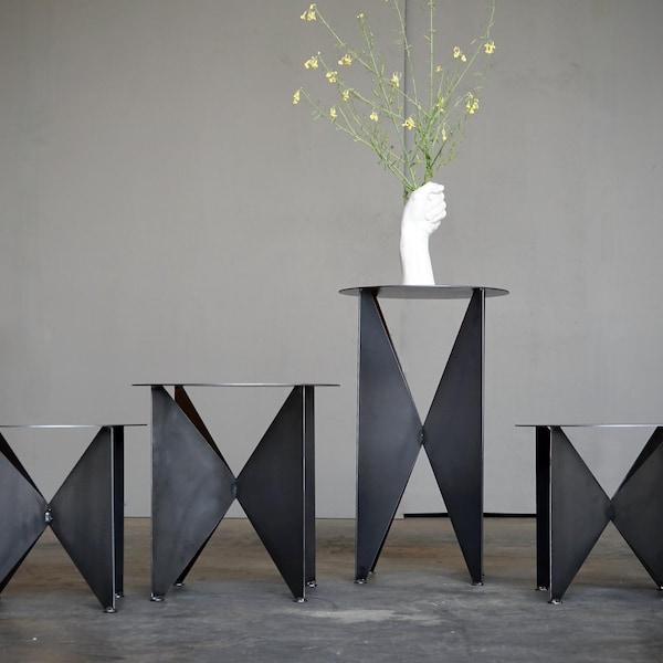 Modernist 'Butterfly' Side Table/Plant Stand