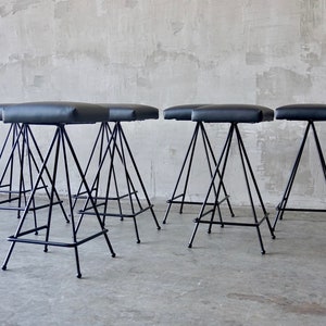 Made to Order Iron Modernist Stools. image 4
