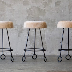 Jean Royere Style Counter Stools