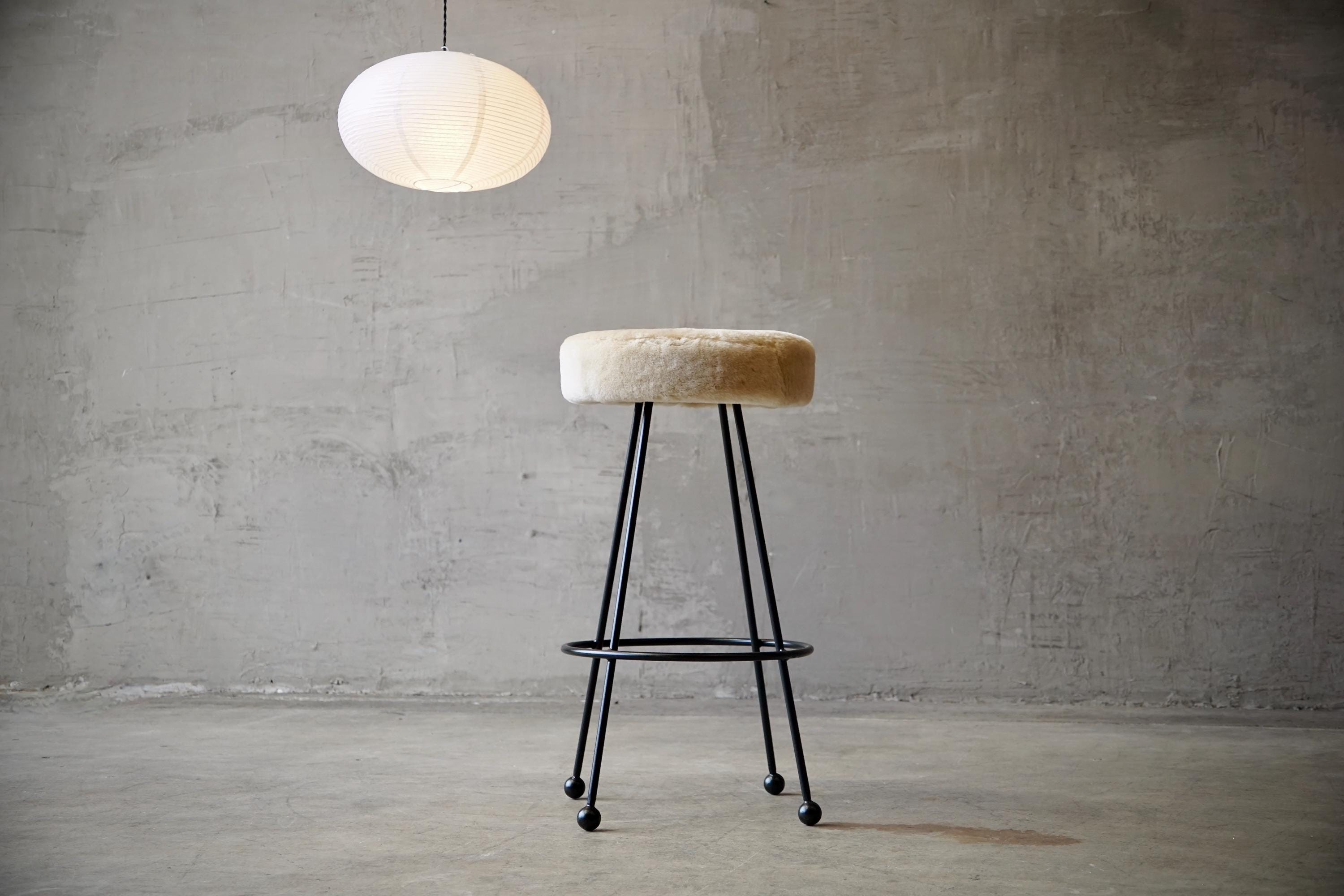 TONY PAUL / Rattan Stool / 50s / United States - THIRTY