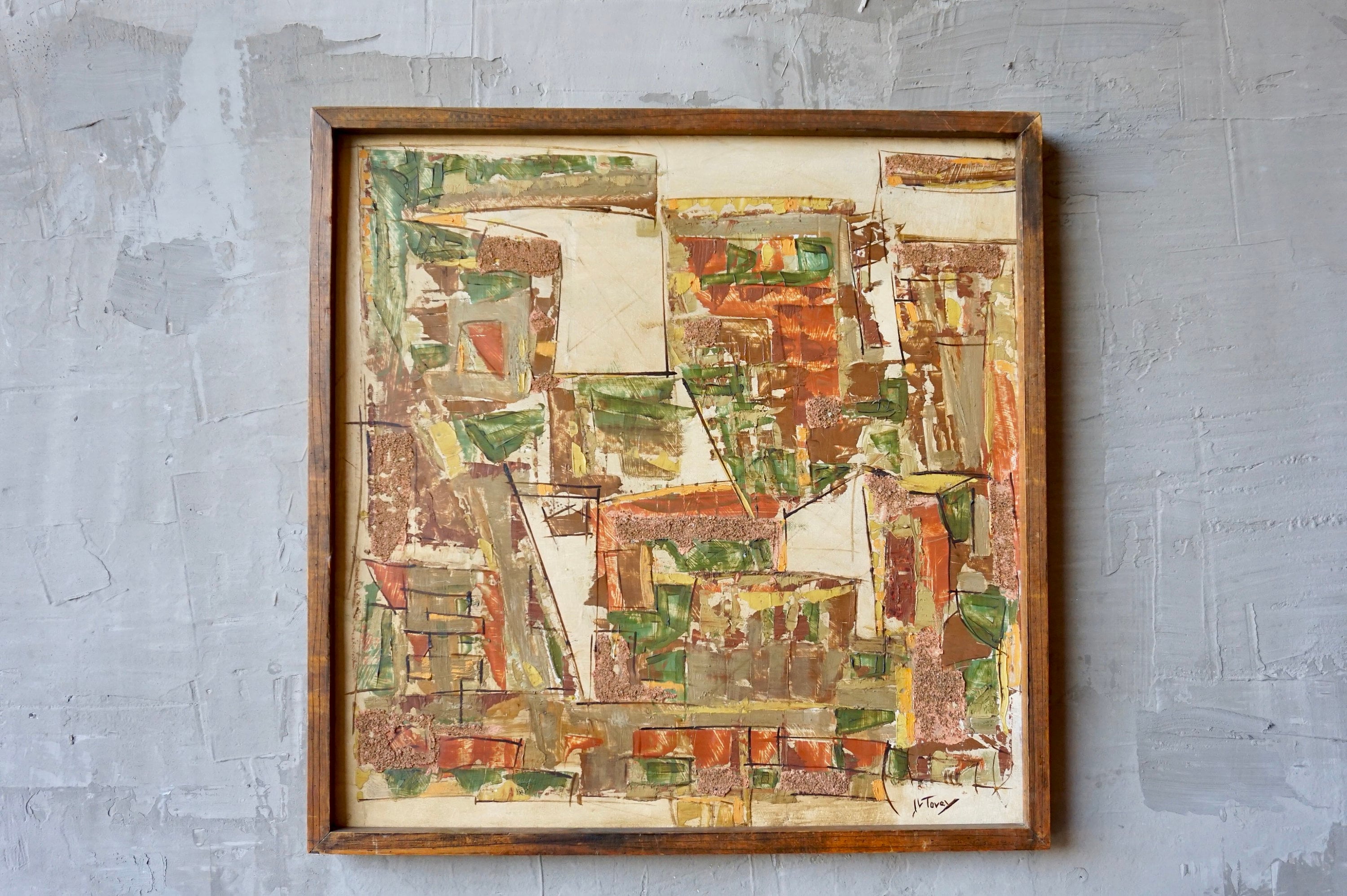 Vintage Abstract Painting.