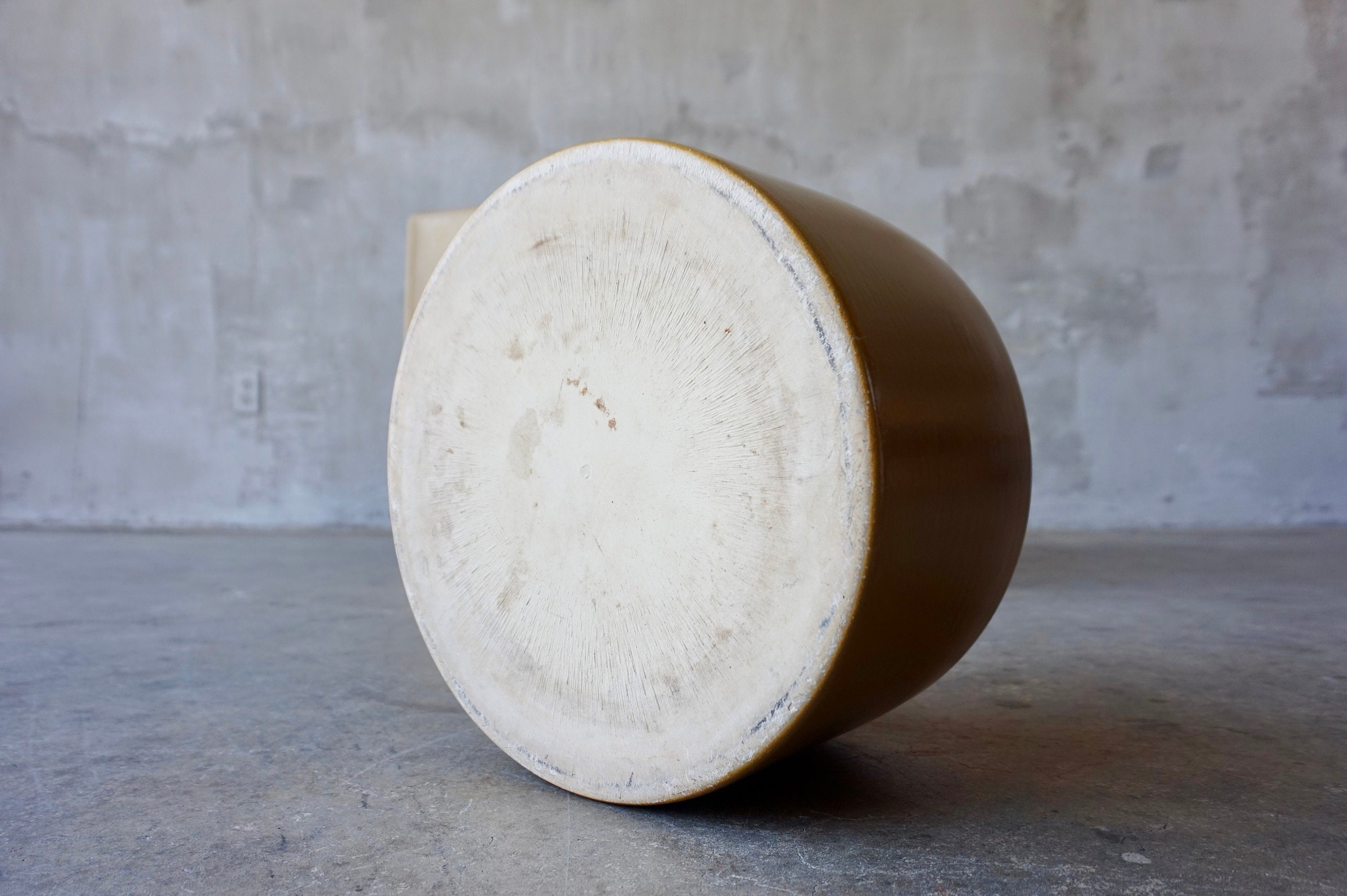 Low Architectural Pottery Cylinder