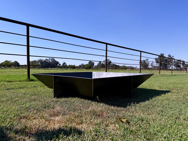 Geometric Pits Steel 'polygon' Fire Pit - Etsy
