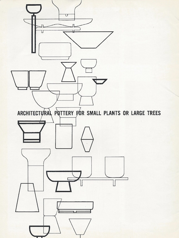 Architectural Pottery 1962 Catalog PDF. - Etsy Architectural Pottery 1962 Catalog PDF. - Etsy