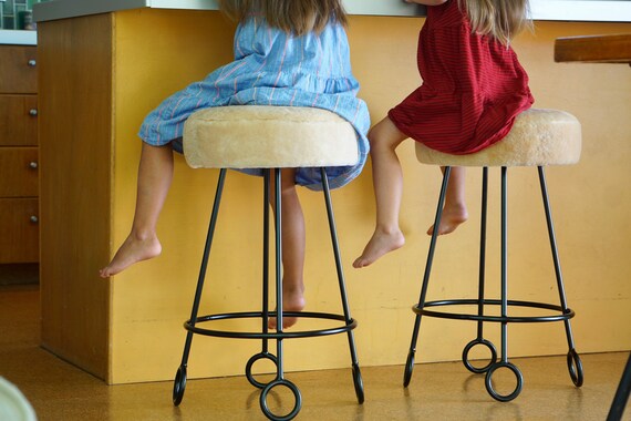 Made to Order Jean Royere Style Counter Stools