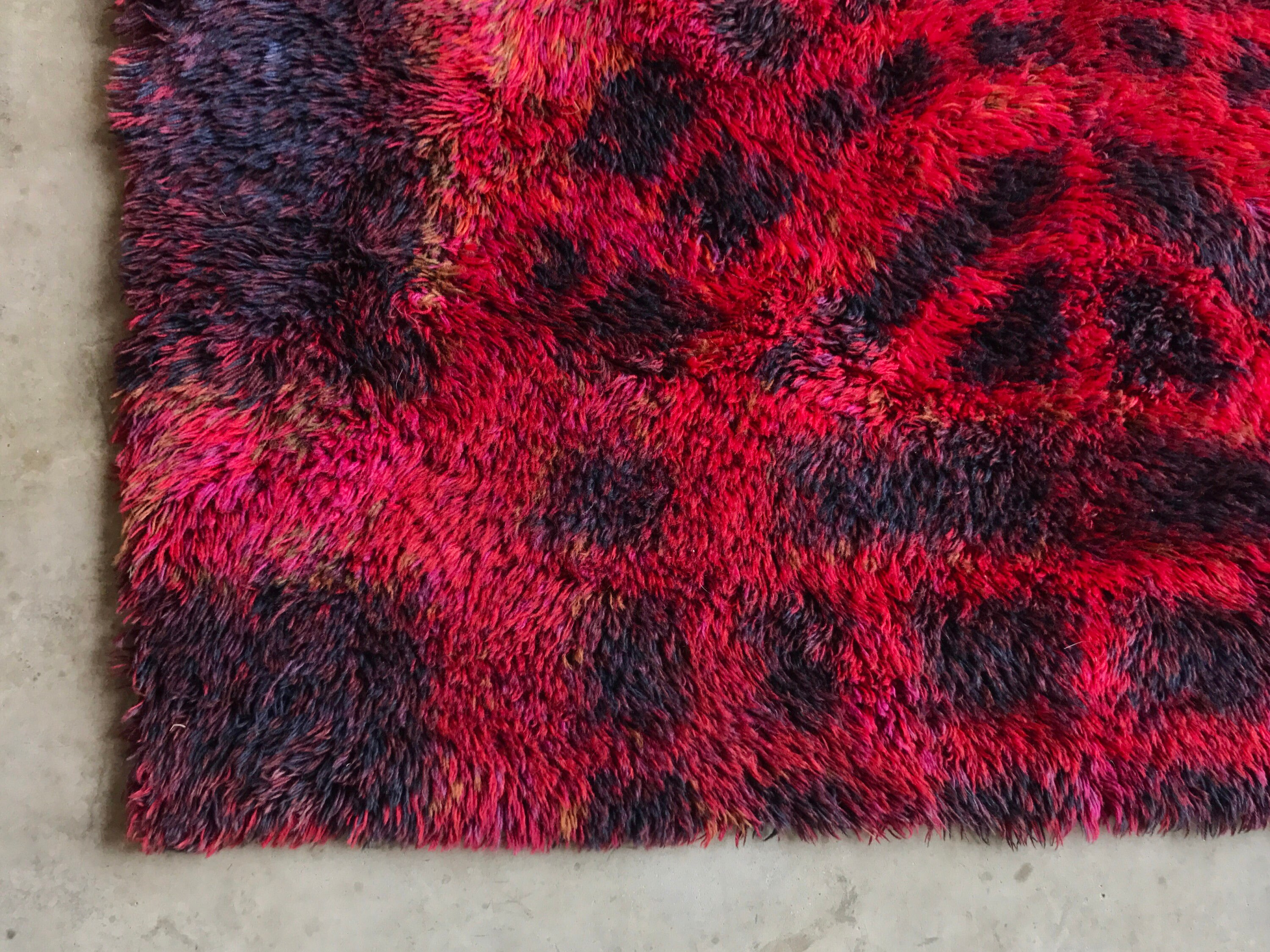 Large Rya Style Rug.