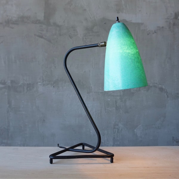 Iron & Fiberglass Lamp.