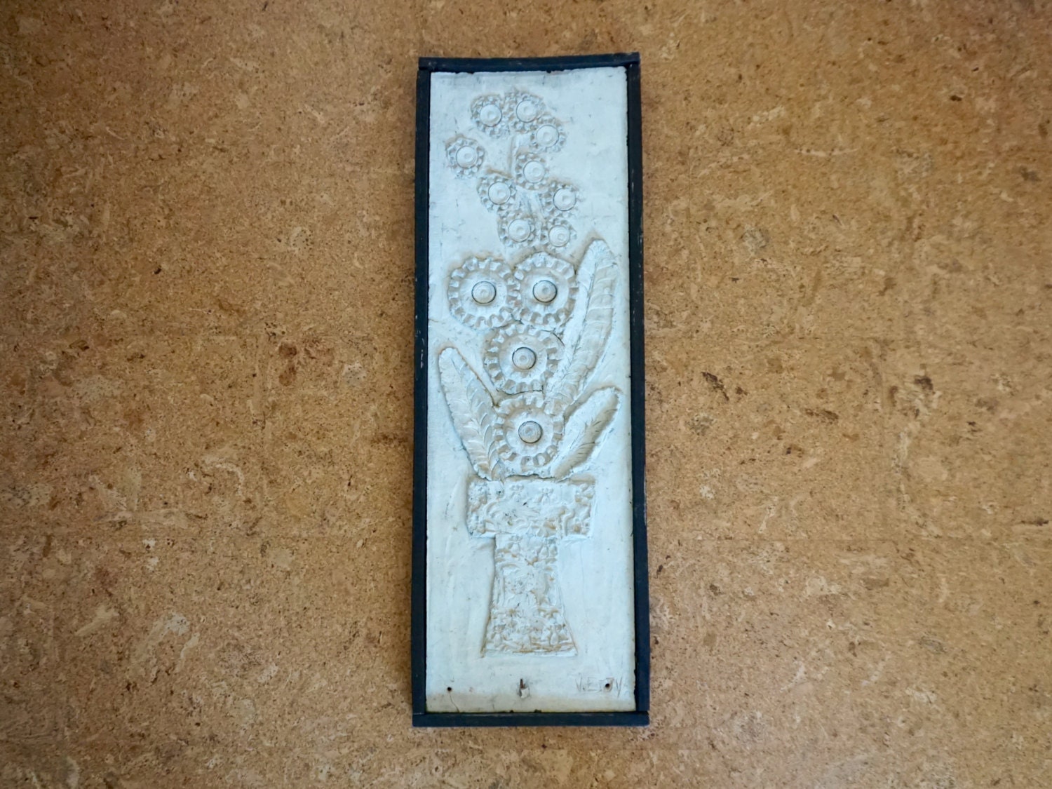 Vintage Plaster Relief wall Art.