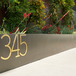 Steel Modernist Address Numbers image 7