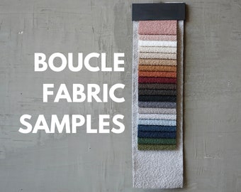 F&F Boucle Fabric Samples