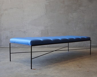 Iron and Leather Daybed