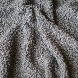 F&F Fabric Samples Grey Boucle