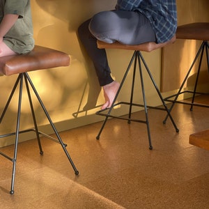 Made to Order Iron Modernist Stools. image 2