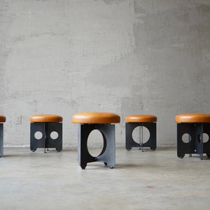 Architectural Steel Swivel Stools