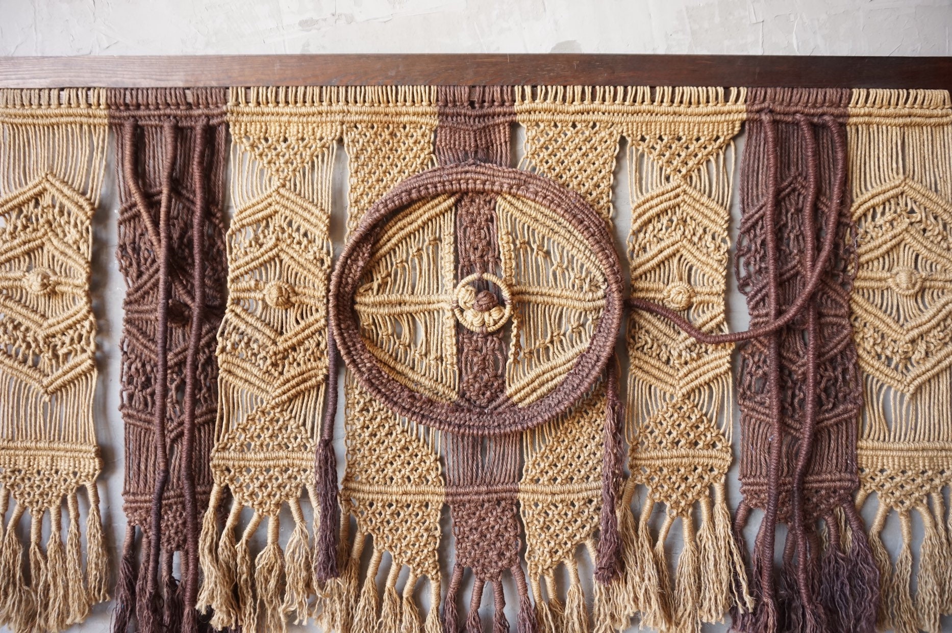 Large Fiber Art Wall Hanging.