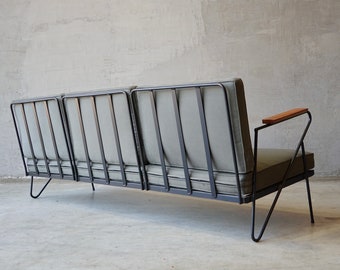 Modernist Iron Sofa.