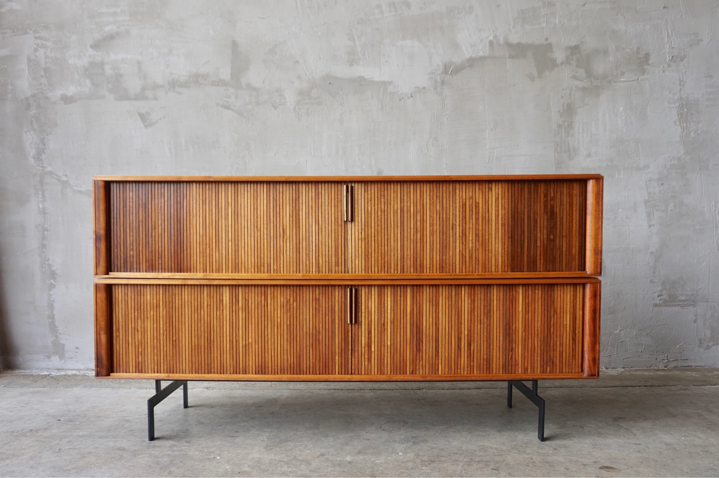 Walnut Tambour Door Media