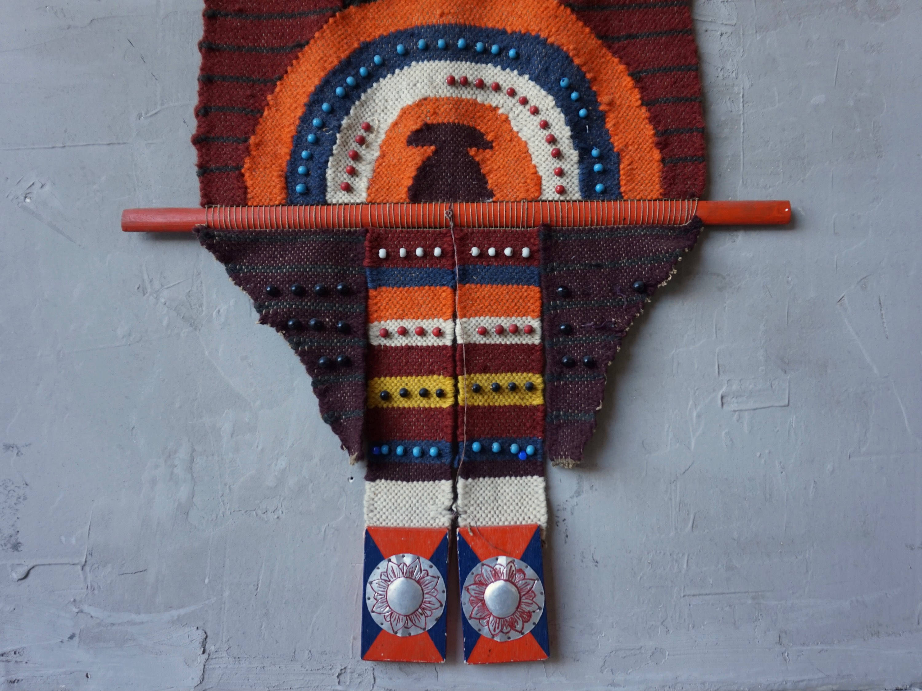 Large Wall Hanging Fiber Art.