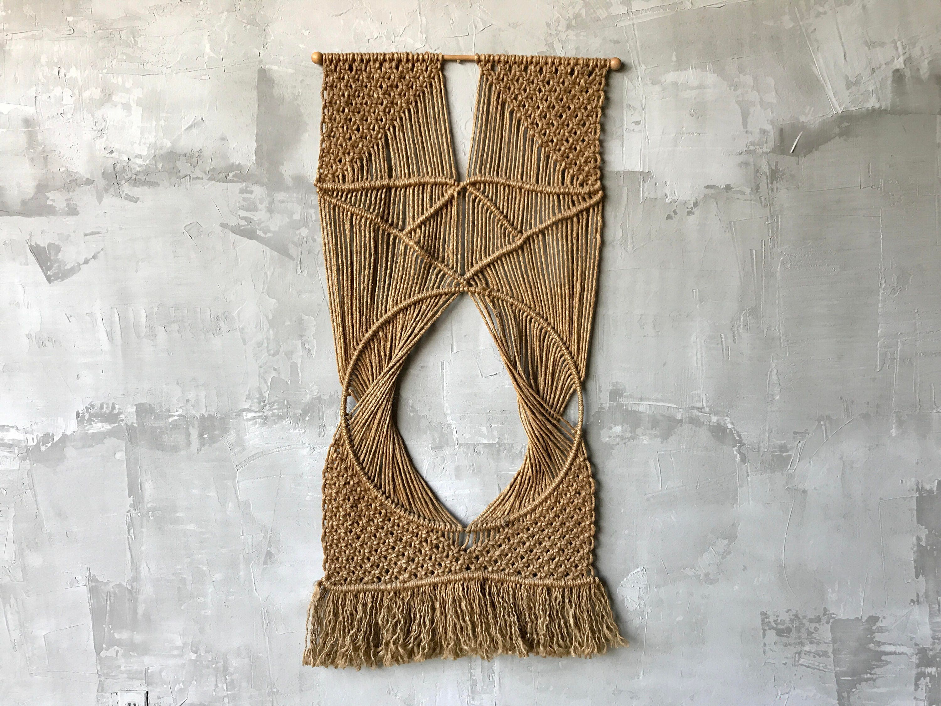 Large Macrame Wall Hanging.