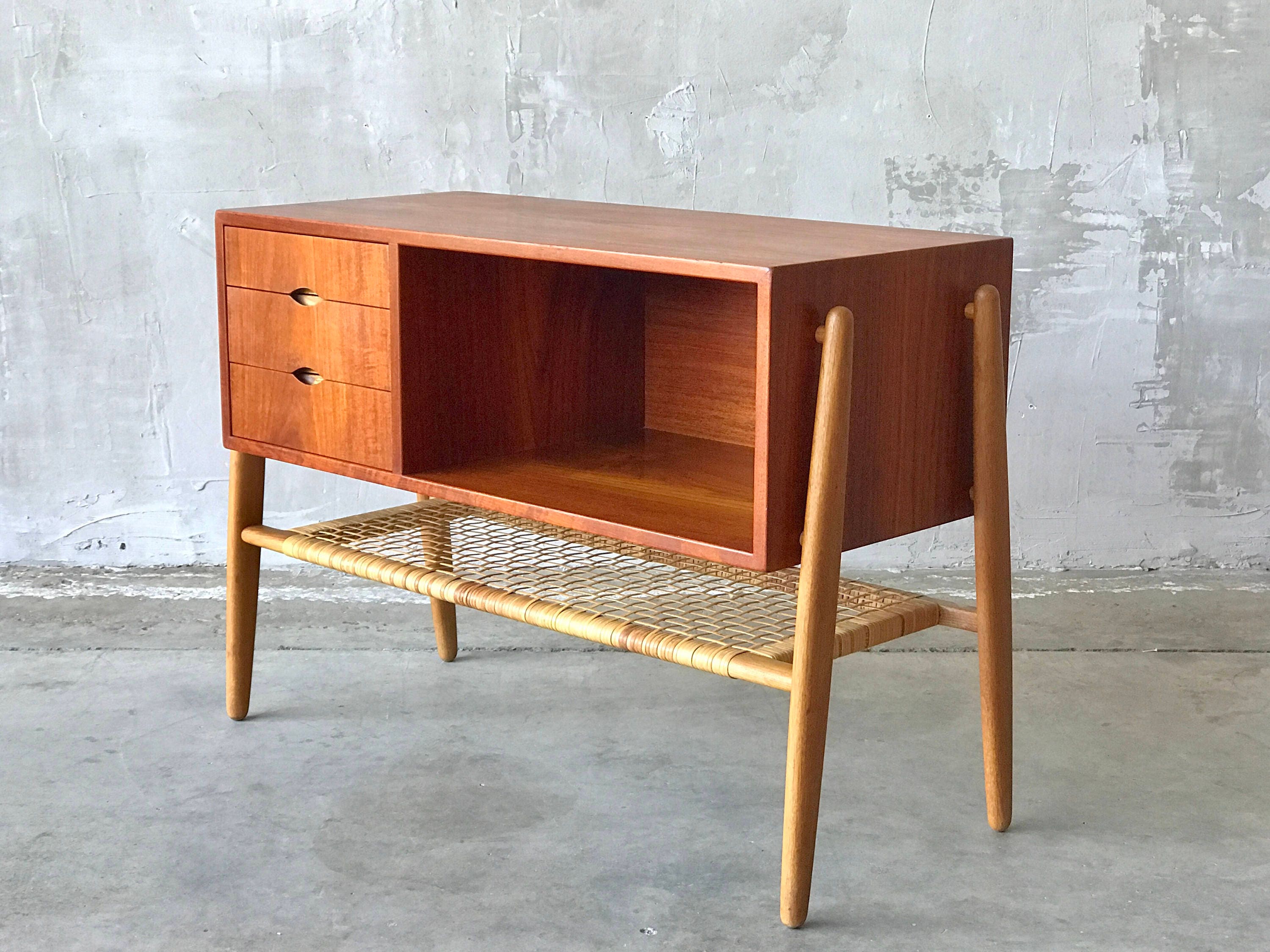 Teak & Oak Entry Table.