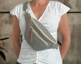 Freedom Hip Bag PDF Sewing Pattern, Travel Sling Bag, English Version
