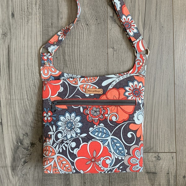 Modèle PDF de sac à main bandoulière, modèle de couture de sac, modèle de couture bandoulière hipster, modèle de sac à bandoulière et tutoriel, modèles de couture indépendants