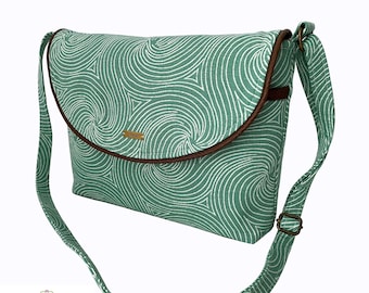 【美品】MARK CROSS 1845 ハンドバッグ ブラック Mark cross 1845 grey vinyl and black leather trim logo print