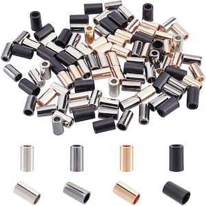 5mm Hole. Metal Ends Caps, High Quality Cord Ends, Clothing Hardware , Bag Hardware, Purse Hardware, Cord Ends, Silver, Gold, Gunmetal,Black image 1