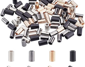 5mm Hole. Metal Ends Caps, High Quality Cord Ends, Clothing Hardware , Bag Hardware, Purse Hardware, Cord Ends, Silver, Gold, Gunmetal,Black