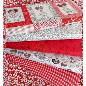 Nifty Nurse Fabric Collection, Loralie Designs 100% Cotton, Quilting Fabric