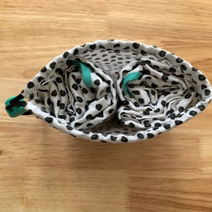 Vikbara shoppingkassar med bärväska PDF-sömnadsmönster bild 6