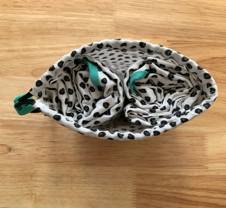 Vikbara shoppingkassar med bärväska PDF-sömnadsmönster bild 6