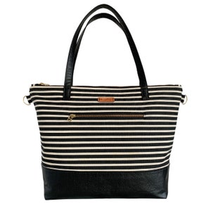 Nichole Shopper PDF Tote Schnittmuster, Große Einkaufstasche Schnittmuster, Reißverschluss Top Reisetasche Tutorial, Handtasche Schnittmuster, Windel Tasche Schnittmuster