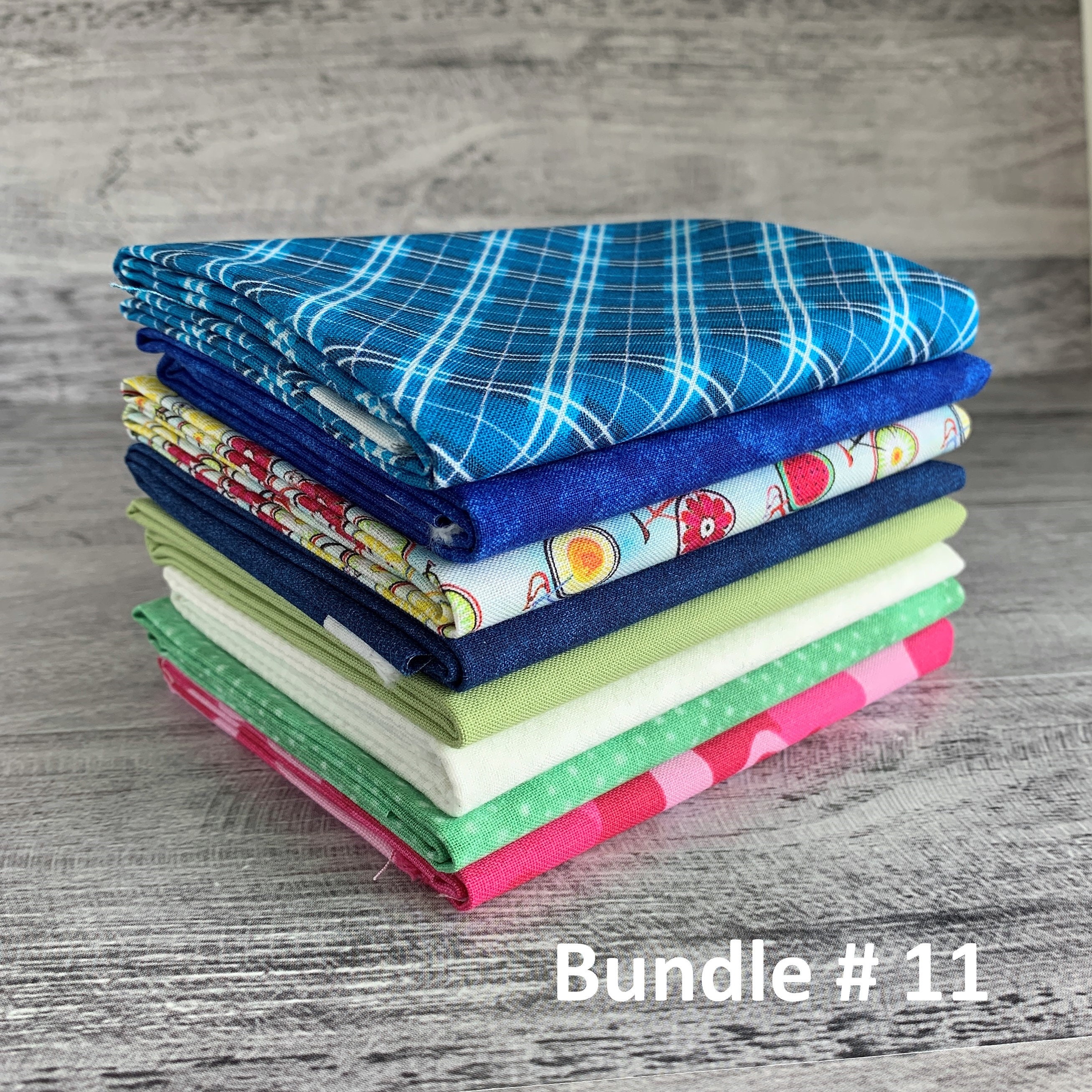 Fat Quarter Bundle of 8 CLEARANCE Cotton Fabric Bundles Etsy