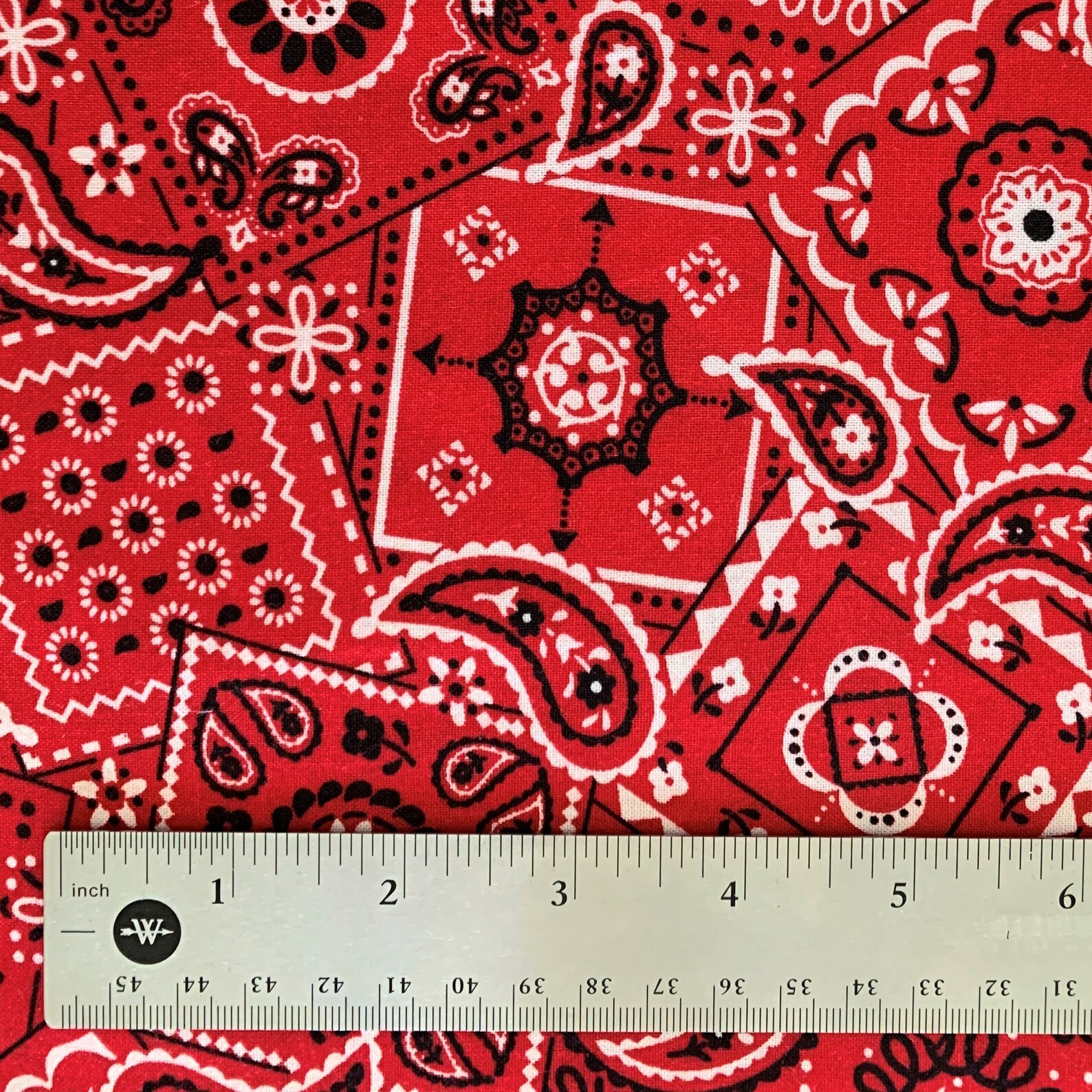 Bandana Fabric 100 Cotton Fabric by the Yard and Half Yard Etsy
